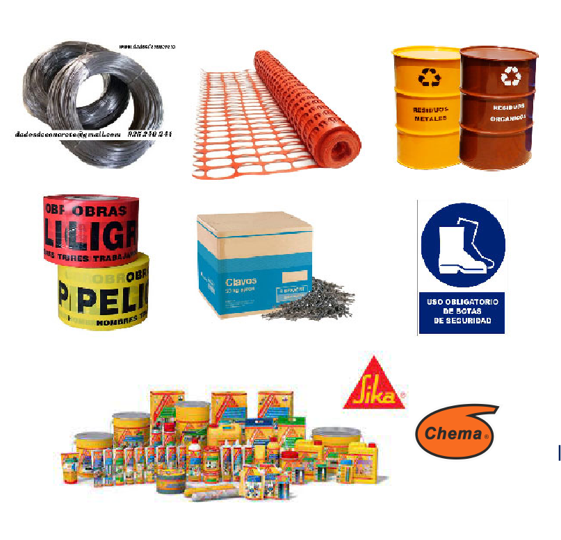 Accesorios para encofrado y construccion